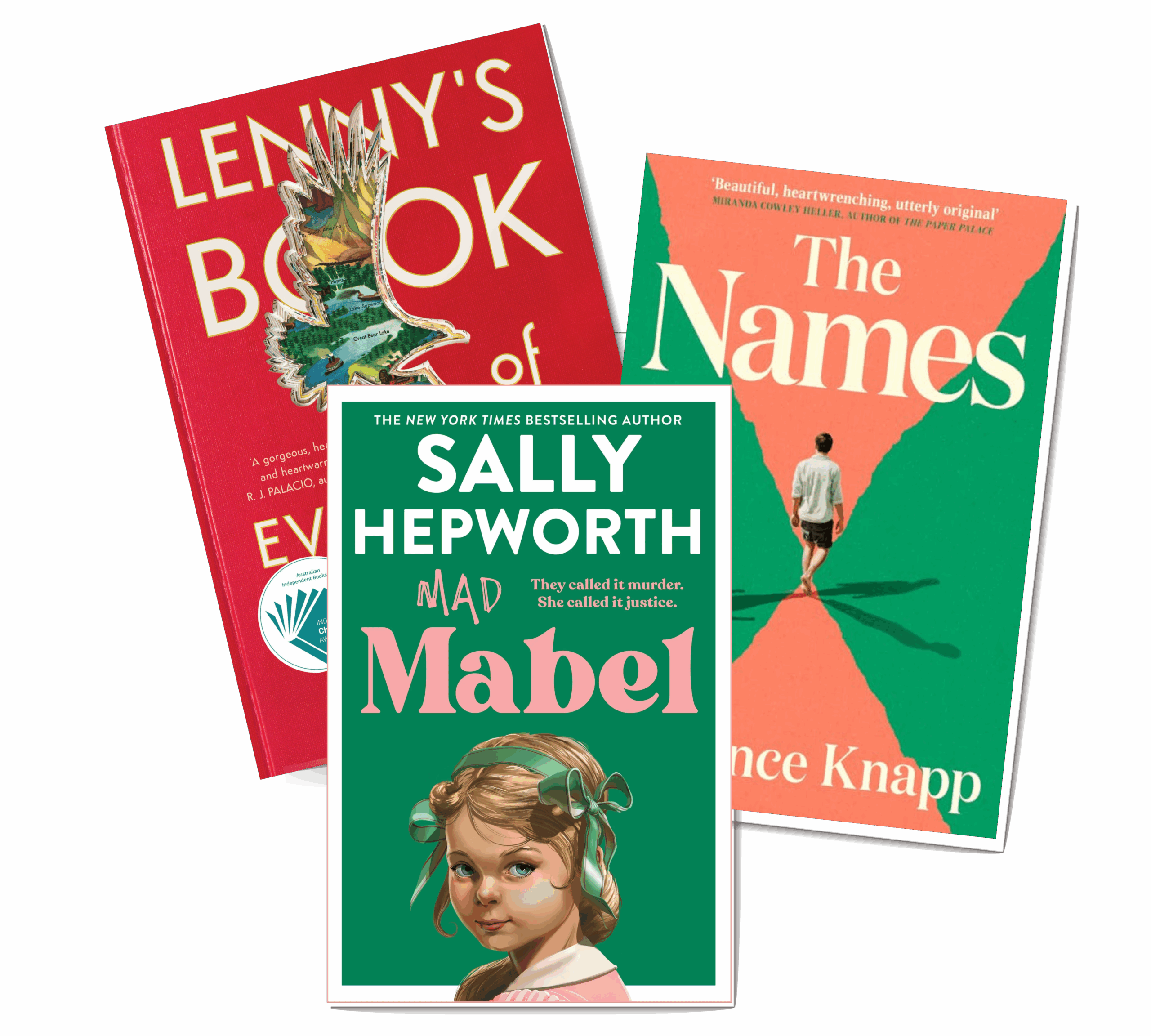 Three of our 2026 books displayed together.